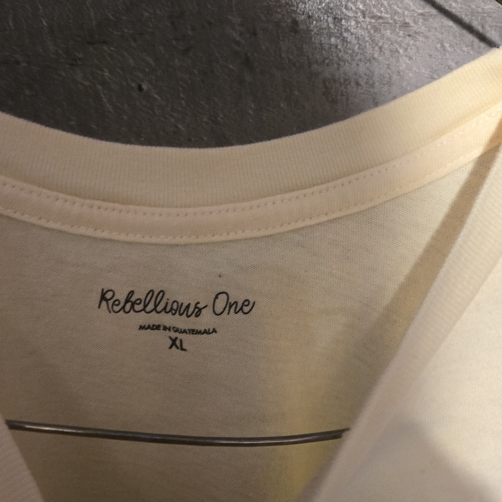 Rebellious One Pale Yellow Cosmic Dreamer Graphic Tee - Picture 2 of 5